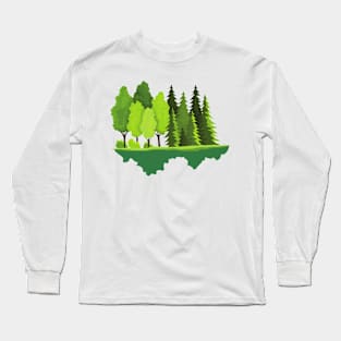 Save Trees and love nature Long Sleeve T-Shirt